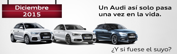 Final de año con las mejores condiciones Exclusivas Audi Selection :Plus