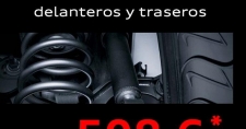 Pack cerrados de amortiguadores delanteros y traseros (10% Recambios y Mano de obra)