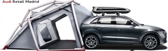 ¡¡Novedad!! Tienda de campaña exclusiva original Audi “Llévese la casa a cuestas”