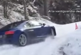 ¿Quien necesita esquís cuando se puede tener un Audi R8?