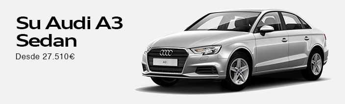 Nuevo Audi A3 Sedan desde 27.720€