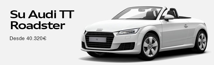 Audi TT Roadster desde 40.410€