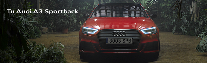 Audi A3 Sportback. Consíguelo por 190€/mes.