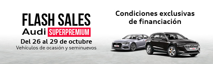 Del 15 al 18 de Junio - Flash Sales Vehículo Ocasión || Audi Retail Madrid