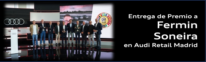 Fermín Soneira recibe el premio de los jurados españoles del Car of the Year