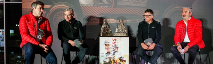 Audi Center Madrid Norte acoge la rueda de prensa de Carlos Sainz, campeón del Dakar 2024