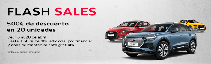 Flash Sales en Audi Retail Madrid 